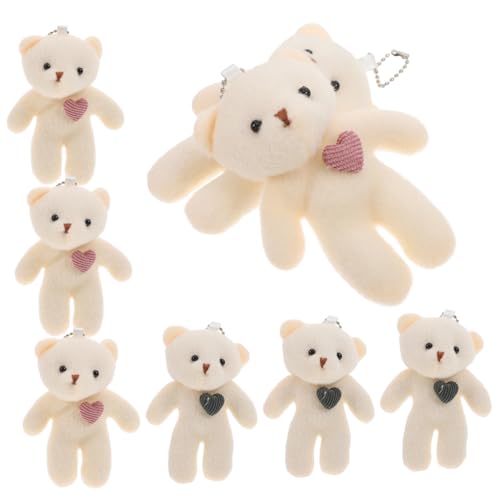 ULTECHNOVO 8 Stück Bären Schlüsselanhänger Kleines Stofftier Zum Schulabschluss Mini Stofftier Mini Plüschtiere Mini Bär Stofftiere In Großen Mengen Kleine Bären Stofftiere In Großen von ULTECHNOVO