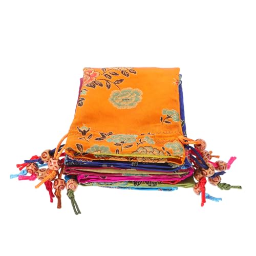 ULTECHNOVO 8 Stück Beutel Mit Kordelzug Und Blumenstickerei: Kleine Stoffbeutel Für Schmuck, Kosmetik, Hochzeitsgeschenke, Einfach Zu Verwendendes Material Für Besondere Anlässe ULTECHNOVO 8 Stück Beutel Mit Kordelzug Und Blumenstickerei: Kleine Stoffbeutel Für Schmuck, Kosmetik, Hochzeitsgeschenke, Einfach Zu Verwendendes Material Für Besondere Anlässe von ULTECHNOVO