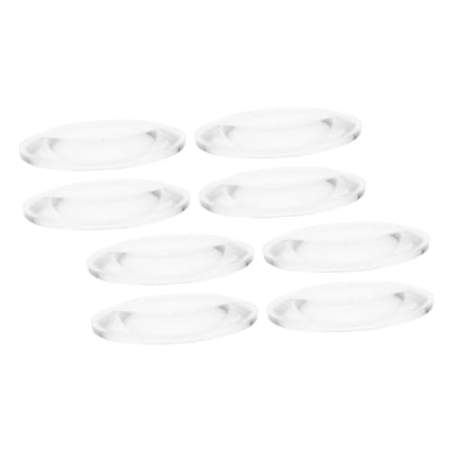 ULTECHNOVO 8 Stück Teiliges Acryl Doppelkonvexlinse Optische Vergrößerungslinsen Klare Polierte Oberfläche für Lupe und Optische Experimente Langlebige Sichere Acrylmaterialien Vielseitig von ULTECHNOVO