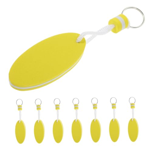 ULTECHNOVO 8 Stück Teiliges Schwimmender Schlüsselanhänger aus Eva Schaumstoff Ovaler Form Wasserfest Auffällige Farben Sicherer Schlüsselring für Boot Kajak Angeln und Wassersport ULTECHNOVO 8 Stück Teiliges Schwimmender Schlüsselanhänger aus Eva Schaumstoff Ovaler Form Wasserfest Auffällige Farben Sicherer Schlüsselring für Boot Kajak Angeln und Wassersport von ULTECHNOVO