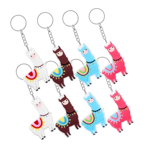 ULTECHNOVO 8 Stück Teiliges Süße Alpaka Schlüsselanhänger Cartoon Schlüsselanhänger für Frauen Kleine Dekorationen für Handtaschen Rucksäcke und ULTECHNOVO 8 Stück Teiliges Süße Alpaka Schlüsselanhänger Cartoon Schlüsselanhänger für Frauen Kleine Dekorationen für Handtaschen Rucksäcke und von ULTECHNOVO
