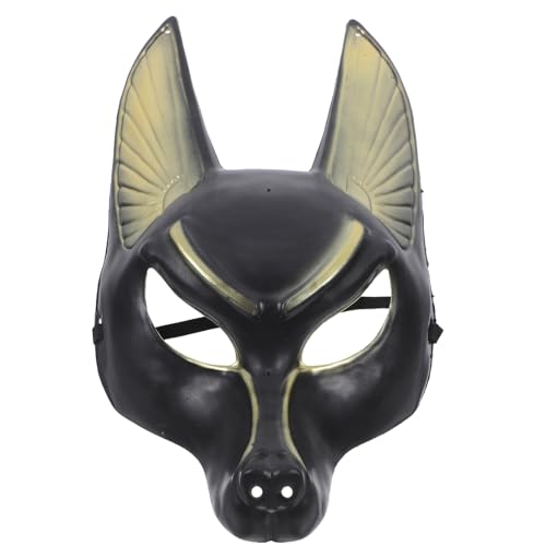 ULTECHNOVO Anubiss-Maske Für Herren Vollgesichtsmaske Für Erwachsene Realistische Gruselige Kopfmasken Für Maskenbälle Halloween-Partys von ULTECHNOVO