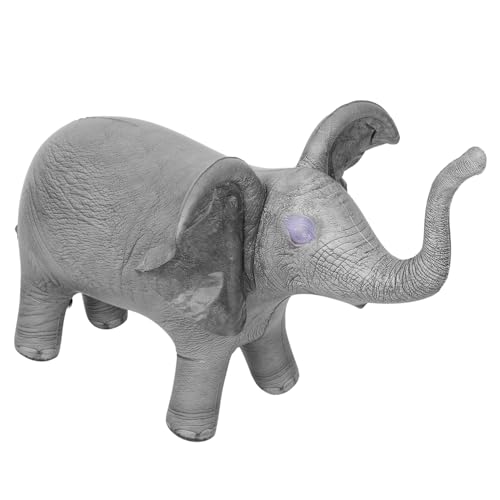 ULTECHNOVO Aufblasbares Elefantenbaby Modell Große Aufblasbare Tiere Aufblasbare Nutztiere Aufblasbare Tiere Für Party Dunkelgraues Pvc von ULTECHNOVO