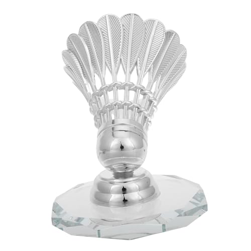 ULTECHNOVO Badminton Dekorationsfigur für Auto Armaturenbrett Silberne Federball Skulptur für Badminton Enthusiasten Sammlerstück für Auto Innenraum Dekoration ULTECHNOVO Badminton Dekorationsfigur für Auto Armaturenbrett Silberne Federball Skulptur für Badminton Enthusiasten Sammlerstück für Auto Innenraum Dekoration von ULTECHNOVO