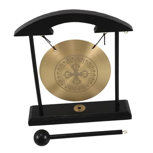 ULTECHNOVO Brass Feng Shui Gong mit Traditionelles Chinesisches Dekorationsobjekt für Büroschreibtische Glücksbringer für Meditation und Stilvolle Wohnraumgestaltung ULTECHNOVO Brass Feng Shui Gong mit Traditionelles Chinesisches Dekorationsobjekt für Büroschreibtische Glücksbringer für Meditation und Stilvolle Wohnraumgestaltung von ULTECHNOVO