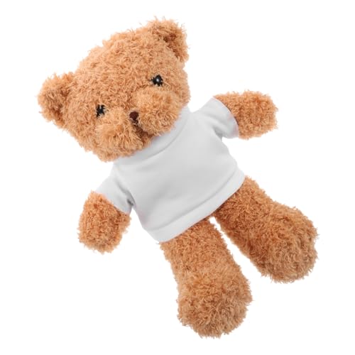 ULTECHNOVO DIY Sublimationsplüschbär Mit Leerem T-Shirt Weiches Und Kuscheliges Stofftier Für Babypartys Geburtstage Und Besondere Anlässe Für Junge Mädchen Und Erwachsene von ULTECHNOVO