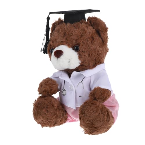 ULTECHNOVO Graduation Bär Plüschspielzeug Für Medizinstudenten Als Abschlussfeier Kuscheltier Für Und Verwandte Festliche Dekoration Für Graduierungsfeiern von ULTECHNOVO