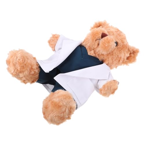 ULTECHNOVO Doktorbär Puppe Stoffbär Kuscheltiere Bär Arzt Bär Doktorbär Kuscheltier Tierspielzeug Kuscheltier Bär Bär Pp Baumwolle Hellbraun ULTECHNOVO Doktorbär Puppe Stoffbär Kuscheltiere Bär Arzt Bär Doktorbär Kuscheltier Tierspielzeug Kuscheltier Bär Bär Pp Baumwolle Hellbraun von ULTECHNOVO