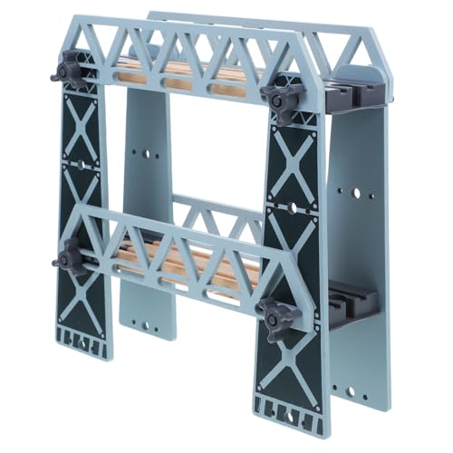 ULTECHNOVO Eisenbahnbrücke Aus Holz Eisenbahnzubehör Aus Holz Holzschienenzüge Spur N Zug Holzzugzubehör Modelleisenbahnschiene Holzbrücke Spur N Eisenbahnschiene Aus Kunststoff von ULTECHNOVO