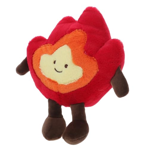 ULTECHNOVO Flammen Plüschpuppe Heimdekoration Spiel Akzent Plüsch Lagerfeuer Dekoration Lustiges Accessoire Raumdekoration Thema Cartoon Feuer Simulationselement Weiche Lagerfeuer von ULTECHNOVO