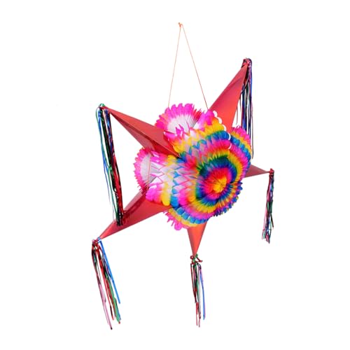ULTECHNOVO Fünfzackige Papier Piñata Dekoration für Kindergeburtstag und Feiern Lustiges Partyspiel Zubehör für Unvergessliche ULTECHNOVO Fünfzackige Papier Piñata Dekoration für Kindergeburtstag und Feiern Lustiges Partyspiel Zubehör für Unvergessliche von ULTECHNOVO