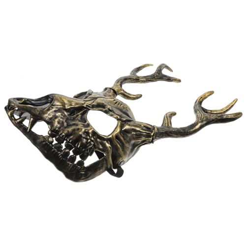 ULTECHNOVO Geweihmaske Realistische Gehörnte Maske Halloween-masken Für Männer Maskentier Maskerade Maske Männer Masken Maskenkostüm Gehörnte Kopfmaske Tiermaske Hirschkostüm Schaum Golden ULTECHNOVO Geweihmaske Realistische Gehörnte Maske Halloween-masken Für Männer Maskentier Maskerade Maske Männer Masken Maskenkostüm Gehörnte Kopfmaske Tiermaske Hirschkostüm Schaum Golden von ULTECHNOVO