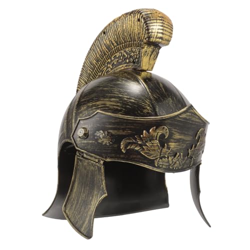 ULTECHNOVO Golden Samurai Hut Männer Soldat Römisch Krieger Kostüm -helm Ritterhelm Kopfbedeckung Schlacht Gladiatorenhelme Erwachsene Historisch Cosplay Plastik ULTECHNOVO Golden Samurai Hut Männer Soldat Römisch Krieger Kostüm -helm Ritterhelm Kopfbedeckung Schlacht Gladiatorenhelme Erwachsene Historisch Cosplay Plastik von ULTECHNOVO