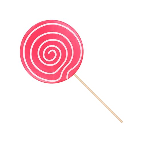 ULTECHNOVO Große Simulations-Lolli-Requisiten: Rosafarbenes Künstliches Lolli-Modell Geeignet Für Fotografie Partys Und Kinderspiele von ULTECHNOVO
