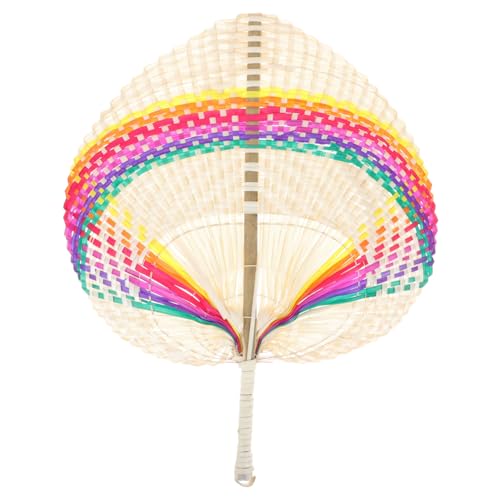ULTECHNOVO Handgefertigter Woven Bamboo Fächer im Chinesischen Stil Bunter Handfächer für Dekoration Vintage Design Leicht und Tragbar für Sommer Partys und Zuhause ULTECHNOVO Handgefertigter Woven Bamboo Fächer im Chinesischen Stil Bunter Handfächer für Dekoration Vintage Design Leicht und Tragbar für Sommer Partys und Zuhause von ULTECHNOVO