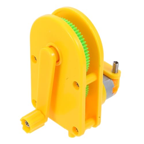 ULTECHNOVO Handgenerator Handkurbelgenerator-Werkzeug Experimentierkasten für Schüler pädagogisches Stammspielzeug Physik-Experiment-Tool manueller Kurbelgenerator Lehrmittel Plastik Gelb ULTECHNOVO Handgenerator Handkurbelgenerator-Werkzeug Experimentierkasten für Schüler pädagogisches Stammspielzeug Physik-Experiment-Tool manueller Kurbelgenerator Lehrmittel Plastik Gelb von ULTECHNOVO