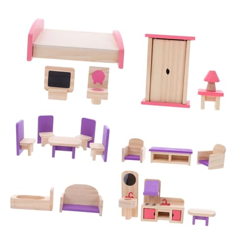 ULTECHNOVO Holz Puppenhaus Möbel Set DIY Miniatur Möbel Set Vintage Stuhl Esszimmertisch Kreatives Bastelset Fantasie und Feinmotorik ULTECHNOVO Holz Puppenhaus Möbel Set DIY Miniatur Möbel Set Vintage Stuhl Esszimmertisch Kreatives Bastelset Fantasie und Feinmotorik von ULTECHNOVO