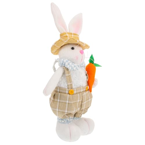ULTECHNOVO Kaninchenpuppe Ausgestopfter Hase Festival-puppenverzierung Osterhasendekor Hasenpuppen-Ornamente Hase Gefüllte Puppe Cartoon-häschen-Puppen- Feiertagshasenpuppe Stoff ULTECHNOVO Kaninchenpuppe Ausgestopfter Hase Festival-puppenverzierung Osterhasendekor Hasenpuppen-Ornamente Hase Gefüllte Puppe Cartoon-häschen-Puppen- Feiertagshasenpuppe Stoff von ULTECHNOVO