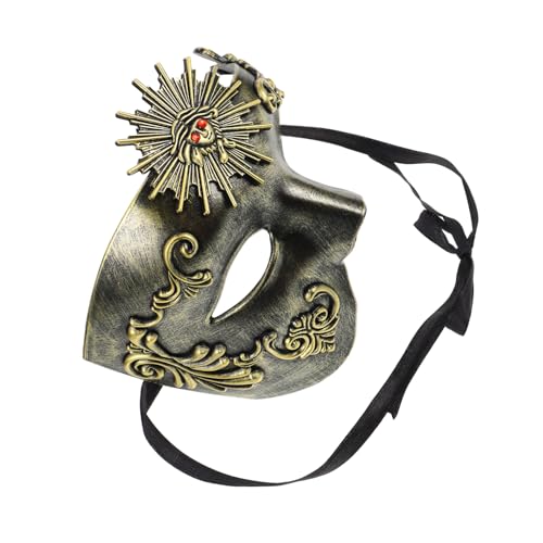 ULTECHNOVO Karnevalsmaske maskerade maske herren Maskerade-Masken für Männer Halbmaske für Männer Halbmaske Halloween-Männer Männer Maskerade Maske Cosplay-Maske Abs Golden ULTECHNOVO Karnevalsmaske maskerade maske herren Maskerade-Masken für Männer Halbmaske für Männer Halbmaske Halloween-Männer Männer Maskerade Maske Cosplay-Maske Abs Golden von ULTECHNOVO