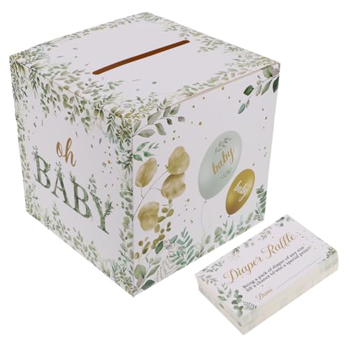 ULTECHNOVO Kasten Lotteriespielset Babyparty-Karte Tombola-kartenspiel Zur Babyparty Windelparty-Dekorationen Losboxen Für Die Tombola Zur Babyparty Tombolaboxen Für Tickets Papier ULTECHNOVO Kasten Lotteriespielset Babyparty-Karte Tombola-kartenspiel Zur Babyparty Windelparty-Dekorationen Losboxen Für Die Tombola Zur Babyparty Tombolaboxen Für Tickets Papier von ULTECHNOVO
