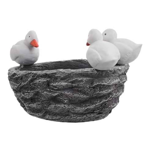 ULTECHNOVO Künstlicher Sukkulententopf aus Resin Moderner mit Niedlichem für Kleine Pflanzen für Zuhause Büro und Garten Stonelike Design ULTECHNOVO Künstlicher Sukkulententopf aus Resin Moderner mit Niedlichem für Kleine Pflanzen für Zuhause Büro und Garten Stonelike Design von ULTECHNOVO