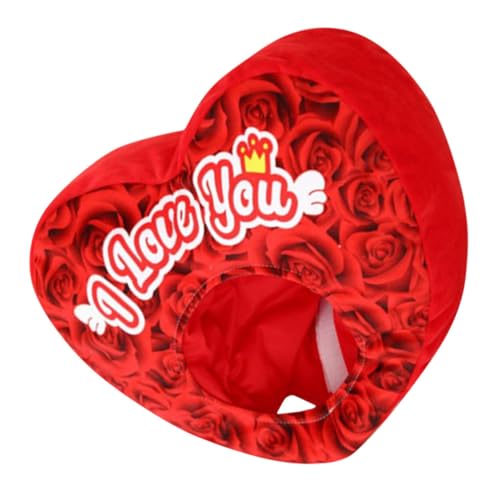 ULTECHNOVO Liebeskopf Valentinstag-Cosplay höre das Valentinstag-Hut PP Baumwolle rot ULTECHNOVO Liebeskopf Valentinstag-Cosplay höre das Valentinstag-Hut PP Baumwolle rot von ULTECHNOVO