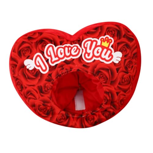 ULTECHNOVO Liebeskopf Valentinstag-Hut höre das Valentinstag-Cosplay PP Baumwolle rot ULTECHNOVO Liebeskopf Valentinstag-Hut höre das Valentinstag-Cosplay PP Baumwolle rot von ULTECHNOVO
