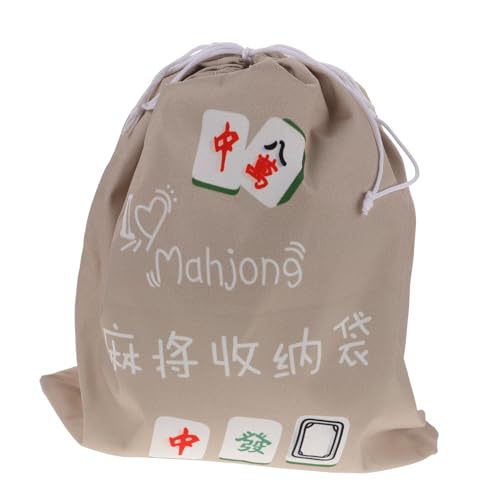 ULTECHNOVO Mahjong Plaque -aufbewahrungstasche Für Beutel Veranstalter Mahjong-rack-taschen Mahjong-tragetasche Mahjong-tasche Mit Kordelzug Party Mahjong-einkaufstasche Khaki Oxford-stoff ULTECHNOVO Mahjong Plaque -aufbewahrungstasche Für Beutel Veranstalter Mahjong-rack-taschen Mahjong-tragetasche Mahjong-tasche Mit Kordelzug Party Mahjong-einkaufstasche Khaki Oxford-stoff von ULTECHNOVO