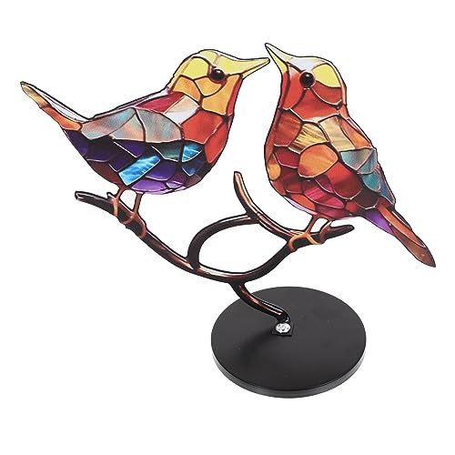 ULTECHNOVO Metall Vogel Ornament Teilig Lebensechte Farbenfrohe Skulpturen mit Sockel Leichte Tischdekoration für Wohnzimmer Schlafzimmer Modernes Vogeldesign für Stilvolle Wohnaccessoires ULTECHNOVO Metall Vogel Ornament Teilig Lebensechte Farbenfrohe Skulpturen mit Sockel Leichte Tischdekoration für Wohnzimmer Schlafzimmer Modernes Vogeldesign für Stilvolle Wohnaccessoires von ULTECHNOVO