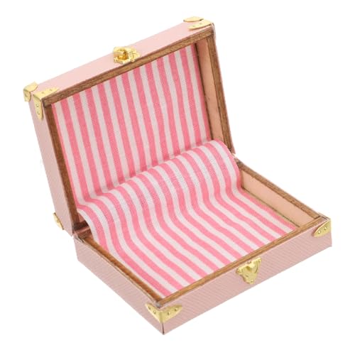 ULTECHNOVO Mini-Koffer Minikoffer für Puppen Dollhouse Schlafzimmermöbel Miniatur -Dinge altes Puppenhaus Halloween-Miniaturen für Puppenhaus Mini -Aktentasche Spielzeugkoffer PU-Leder Rosa ULTECHNOVO Mini-Koffer Minikoffer für Puppen Dollhouse Schlafzimmermöbel Miniatur -Dinge altes Puppenhaus Halloween-Miniaturen für Puppenhaus Mini -Aktentasche Spielzeugkoffer PU-Leder Rosa von ULTECHNOVO