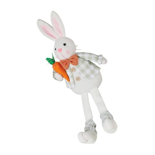 ULTECHNOVO Osterhase Plüschfigur Adorable Stuffed Bunny für Ostern Dekoration für Feiertagsfeiern Langlebige und Stilvolle Hasenpuppe mit Langer Bein Design für Festliche Anlässe ULTECHNOVO Osterhase Plüschfigur Adorable Stuffed Bunny für Ostern Dekoration für Feiertagsfeiern Langlebige und Stilvolle Hasenpuppe mit Langer Bein Design für Festliche Anlässe von ULTECHNOVO