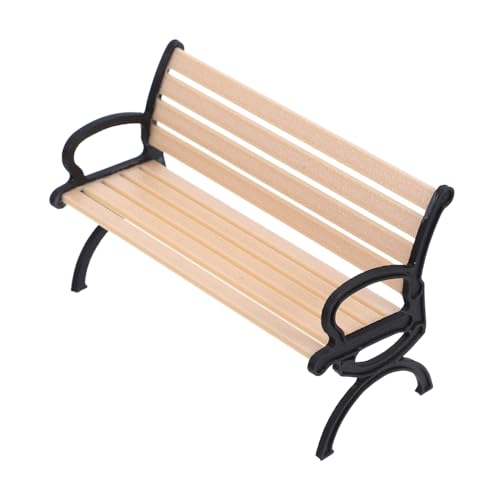 ULTECHNOVO Parkstuhl Modell Möbel Mini Rasen Bänke Sitz Puppenhausbank Plastik Beige ULTECHNOVO Parkstuhl Modell Möbel Mini Rasen Bänke Sitz Puppenhausbank Plastik Beige von ULTECHNOVO
