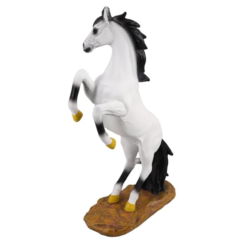 ULTECHNOVO Pferdefigur Aus Kunstharz Für Schlafzimmer Stilvolle Stehende Pferdestatue Dekorative Tierornamente Für Schreibtisch Moderne Pferdeskulptur Für Wohnzimmer ULTECHNOVO Pferdefigur Aus Kunstharz Für Schlafzimmer Stilvolle Stehende Pferdestatue Dekorative Tierornamente Für Schreibtisch Moderne Pferdeskulptur Für Wohnzimmer von ULTECHNOVO