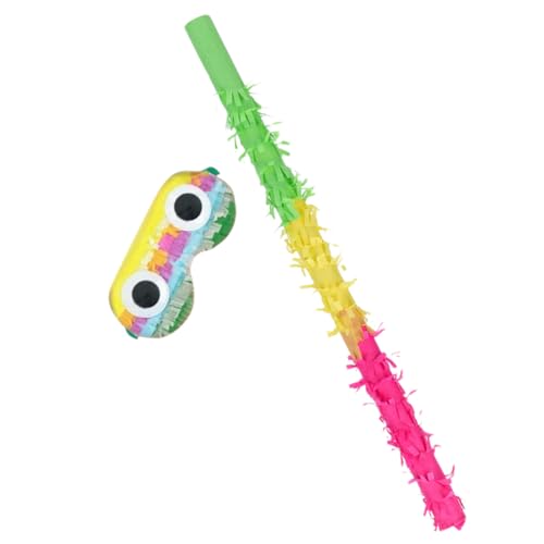 ULTECHNOVO Pinata Stick mit Augenmaske für Geburtstagsfeiern Spaßige Partyzubehör für Erwachsene für Pinata Spiele und Feierlichkeiten ULTECHNOVO Pinata Stick mit Augenmaske für Geburtstagsfeiern Spaßige Partyzubehör für Erwachsene für Pinata Spiele und Feierlichkeiten von ULTECHNOVO