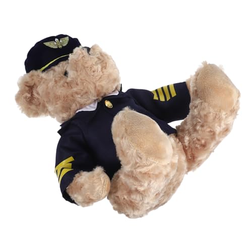 ULTECHNOVO Plüsch Airline Pilot Bärenpuppe Weich Und Umarmtes Bärenspielzeug Mit Captain Uniform Für Die Weihnachtsfeier Bevorzugt Hochzeitsgeburtstagsgeschenke ULTECHNOVO Plüsch Airline Pilot Bärenpuppe Weich Und Umarmtes Bärenspielzeug Mit Captain Uniform Für Die Weihnachtsfeier Bevorzugt Hochzeitsgeburtstagsgeschenke von ULTECHNOVO
