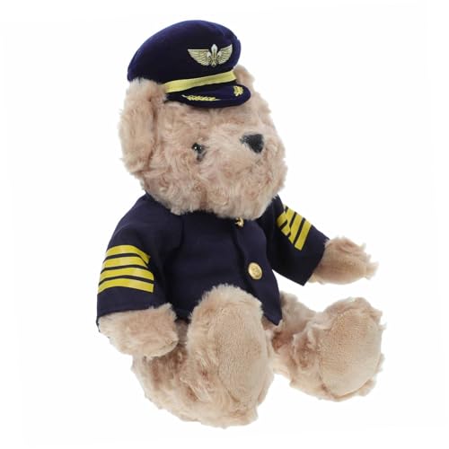 ULTECHNOVO Plüschbär Pilotenzubehör Babybär Stoffbär Pilot Plüsch Pilotenzeug Kuscheltiere Für Jungen Bären Mittelstücke Für Babyparty Pp Baumwolle ULTECHNOVO Plüschbär Pilotenzubehör Babybär Stoffbär Pilot Plüsch Pilotenzeug Kuscheltiere Für Jungen Bären Mittelstücke Für Babyparty Pp Baumwolle von ULTECHNOVO