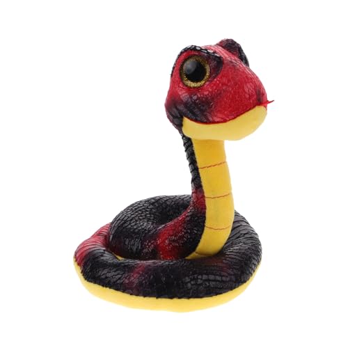 ULTECHNOVO Plüschschlange Für Snake Doll Rote Deko Für Halloween Und Partys Als Prank Snake Spielzeug Für Rollenspiele Und Scherzartikel von ULTECHNOVO
