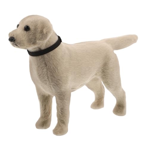 ULTECHNOVO Realistische Labrador Hundefigur Detailreiche Tierornament Dekoration Lebensechte Labrador Figur für Zuhause für Hundeliebhaber Einzigartiges Highlight von ULTECHNOVO