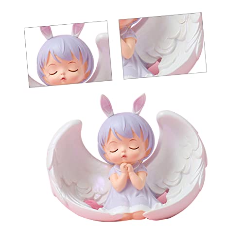 ULTECHNOVO Resin Angel Figurine Cake Ornament Praying Doll Car Decoration Delicate Cute Model For Home And Birthday Cake von ULTECHNOVO
