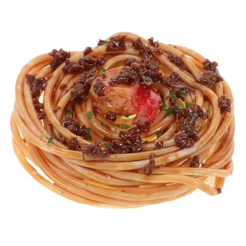 ULTECHNOVO Simulation Nudelmodell Spaghetti Realistisches Fake Food Künstliches Essen Künstliches Gemüse Lebensmittelmodell Fake Food Displays Realistisches Lebensmittelspielzeug Winziges von ULTECHNOVO