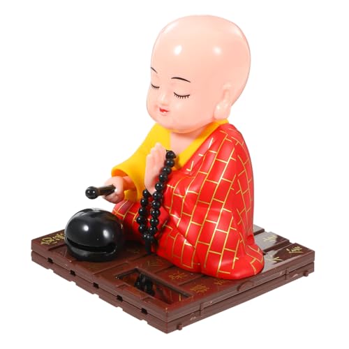 ULTECHNOVO Solarbetriebene Buddha Figur mit Schwingendem Kopf und Klopfendem Holzfisch Große Buddhistische Deko für Auto Armaturenbrett Fenster und Handliche Zen Gartendekoration ULTECHNOVO Solarbetriebene Buddha Figur mit Schwingendem Kopf und Klopfendem Holzfisch Große Buddhistische Deko für Auto Armaturenbrett Fenster und Handliche Zen Gartendekoration von ULTECHNOVO