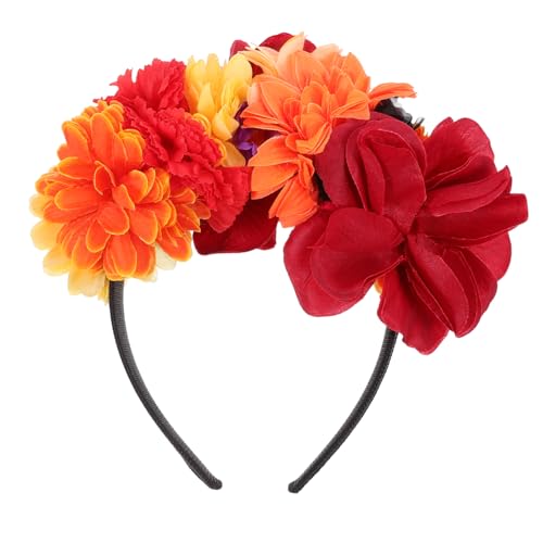 ULTECHNOVO Stirnband Blumendekoration hoch Halloween Kostüm LED Dekorationen Zubehör Stirnbanddekoration Stirnband Cosplay -Haarbänder Haarstirnband bilden Stoff ULTECHNOVO Stirnband Blumendekoration hoch Halloween Kostüm LED Dekorationen Zubehör Stirnbanddekoration Stirnband Cosplay -Haarbänder Haarstirnband bilden Stoff von ULTECHNOVO