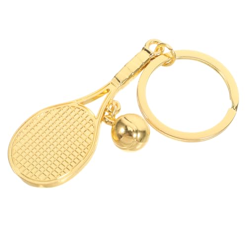 ULTECHNOVO Tennis Schlüsselanhänger Mini Tennis Schlüsselanhänger Kleiner Tennisball Schlüsselanhänger Tennis Charm Schlüsselanhänger Tennisschläger Schlüsselring Tennis Anhänger von ULTECHNOVO