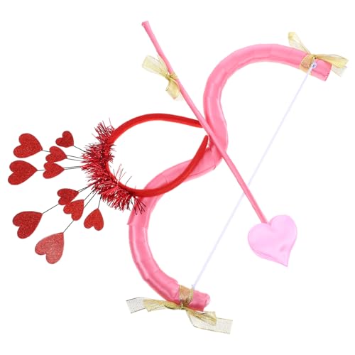 ULTECHNOVO - Und Bogen-requisiten Amor-halloween-kostüme Für Damen Herzförmiger Kopfschmuck Aus Pailletten Amor-accessoires Für Frauen Amor Ohren Amor Zubehör Schaum ULTECHNOVO - Und Bogen-requisiten Amor-halloween-kostüme Für Damen Herzförmiger Kopfschmuck Aus Pailletten Amor-accessoires Für Frauen Amor Ohren Amor Zubehör Schaum von ULTECHNOVO