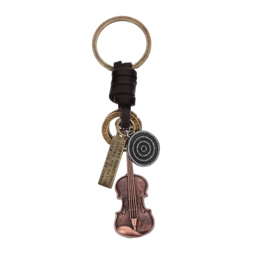 ULTECHNOVO Violine Schlüsselanhänger Mini Cool Kleiner Geigen-schlüsselanhänger, Der Musik Spielt Schlüsselbund Geigen-schlüsselanhänger Für Rucksack Leier Toni Junge Pu-leder ULTECHNOVO Violine Schlüsselanhänger Mini Cool Kleiner Geigen-schlüsselanhänger, Der Musik Spielt Schlüsselbund Geigen-schlüsselanhänger Für Rucksack Leier Toni Junge Pu-leder von ULTECHNOVO