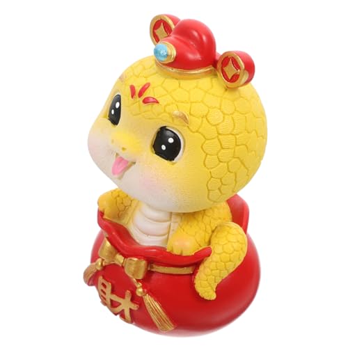 ULTECHNOVO Zodiac Snake Maskottchen Chinesische Neujahrsschlangendekorationen Jahr des Schlangendekors Jahr Der Schlangendekoration Miniatur-schlangenfiguren Chinesisch Schlangenstatue Harz ULTECHNOVO Zodiac Snake Maskottchen Chinesische Neujahrsschlangendekorationen Jahr des Schlangendekors Jahr Der Schlangendekoration Miniatur-schlangenfiguren Chinesisch Schlangenstatue Harz von ULTECHNOVO