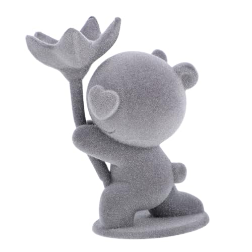 ULTECHNOVO beflockte Bärenornamente Schlafzimmerdekoration für Jugendliche Mädchen Mädchenzimmer Tischdeko fürs Wohnzimmer Süßes Zimmerdekor Bärendekor Beflockung Grey ULTECHNOVO beflockte Bärenornamente Schlafzimmerdekoration für Jugendliche Mädchen Mädchenzimmer Tischdeko fürs Wohnzimmer Süßes Zimmerdekor Bärendekor Beflockung Grey von ULTECHNOVO