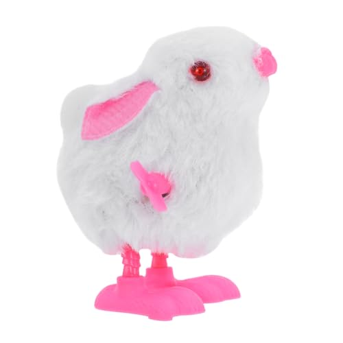 ULTECHNOVO Interaktives Aufziehspielzeug Osterhase Plüsch Weiß Kuscheltier Stofftier Ostern Für Jungen Und Mädchen von ULTECHNOVO