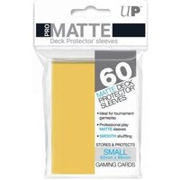 ULTRA PRO 84268 PRO-Matte Kleine Deckschutzhüllen, gelb, 60 Stück ULTRA PRO 84268 PRO-Matte Kleine Deckschutzhüllen, gelb, 60 Stück von ULTRA PRO