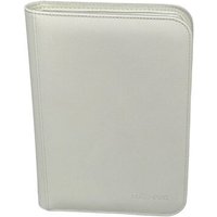 ULTRAPRO 16175 Vivid 4-Pocket PRO-Binder mit Reißverschluss, weiss von ULTRA PRO